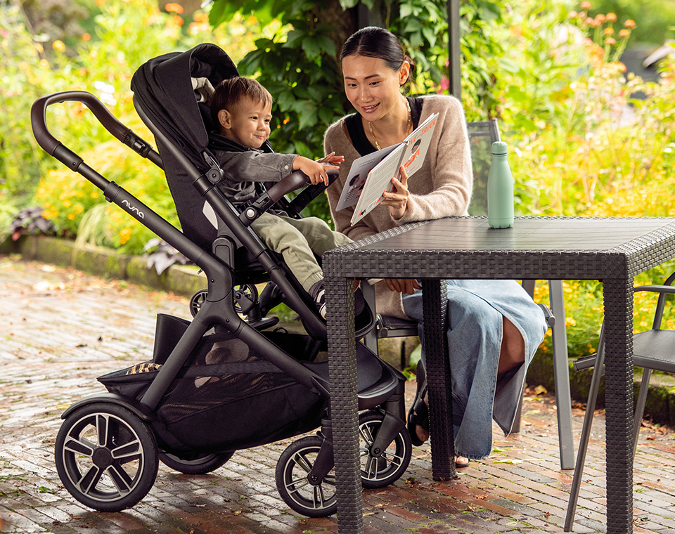 עגלת אחים Demi next חול/ Chestnut