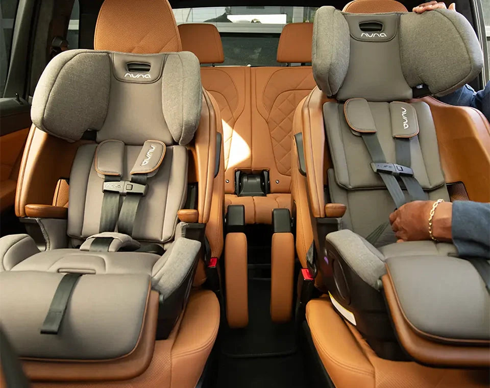 כיסא בטיחות עם בסיס Lumn אפור/ Granite