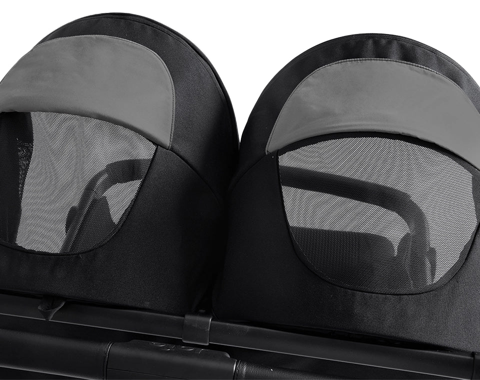 עגלת תאומים Estrella שחור/ Eclipse