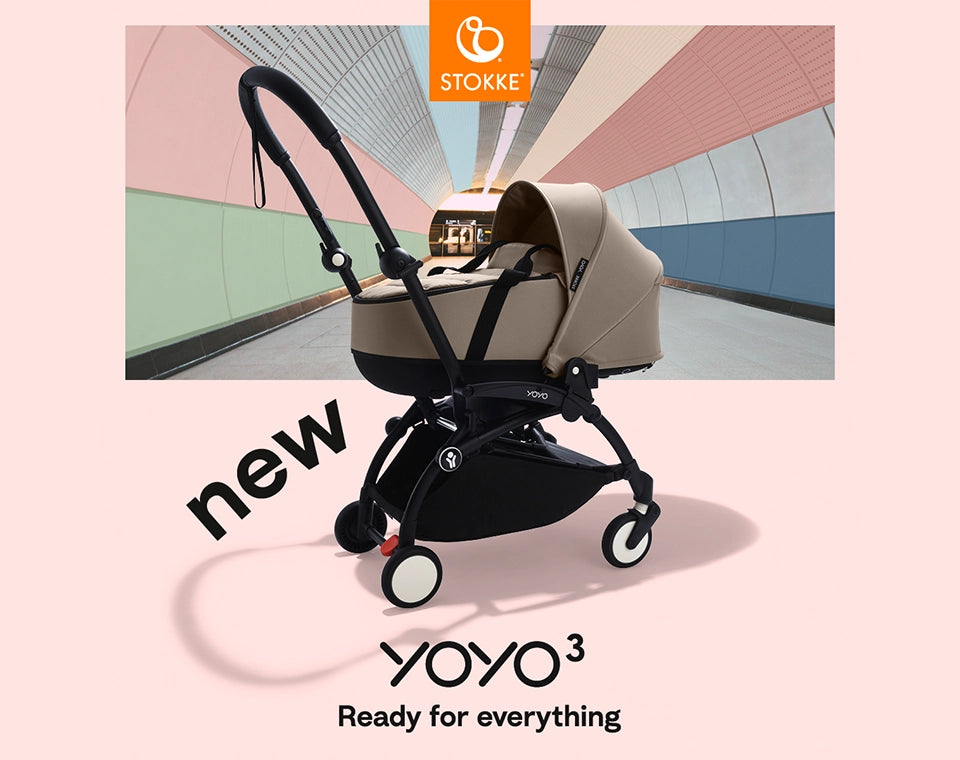 עגלת Yoyo 3 קומפלט שחורה
