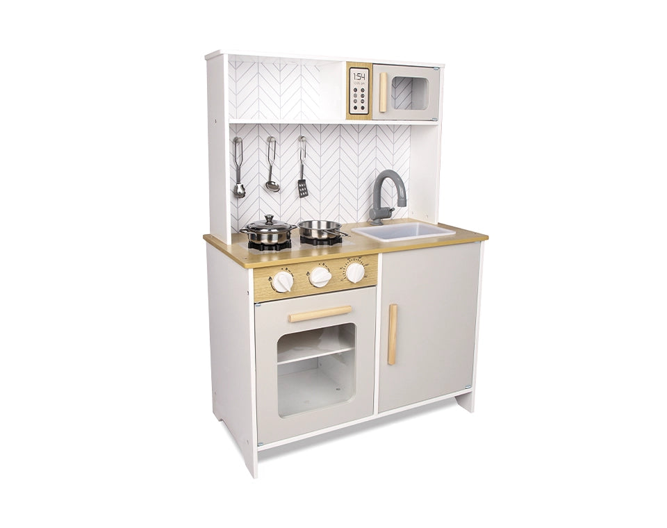 מטבח השף הקטן אפור