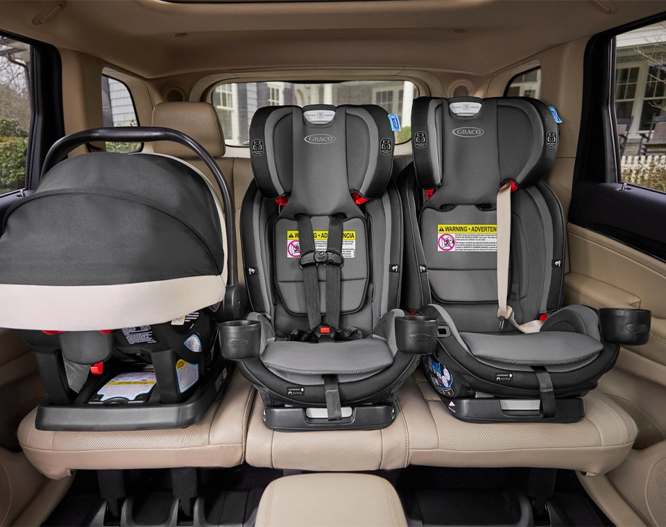 כיסא בטיחות משולב בוסטר True3Fit LX 3-in-1 צבע Bates