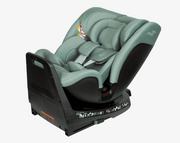 כיסא בטיחות מסתובב 360° משולב בוסטר עם גגון Swivel-Grow Max ירוק