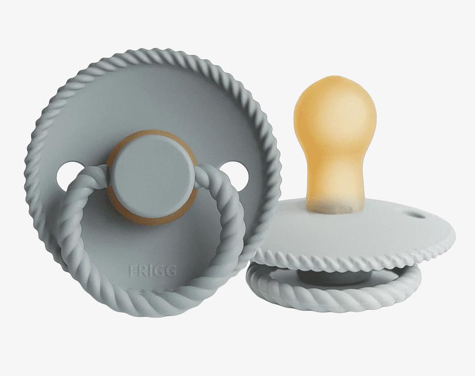 זוג מוצצי גומי ROPE- Gray/ Silver Gray