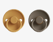 זוג מוצצי גומי ROPE- Honey Gold/ Portobello