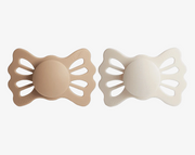 זוג מוצצים LUCKY- Silky Satin/Cream- size 2