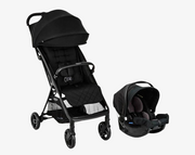 טיולון עם קיפול מהיר כולל סלקל Myavo Travel System - שחור