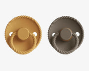 זוג מוצצי גומי ROPE- Honey Gold/ Portobello
