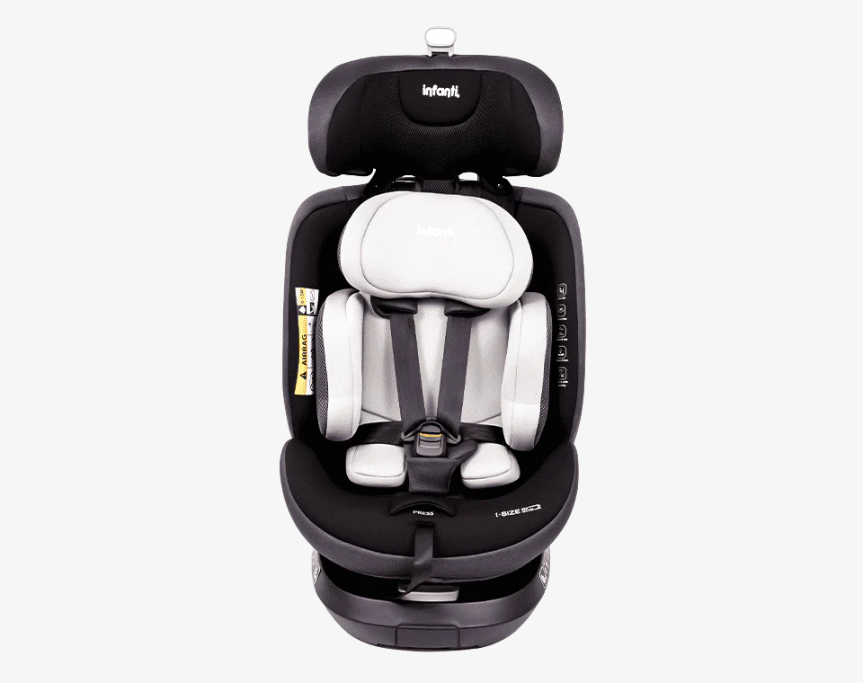 כיסא בטיחות i-ELITE 360 PRO R129 מסתובב 40-150 ס"מ / אפור