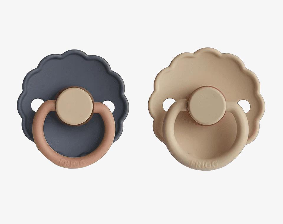 זוג מוצצי גומי DAISY- מידה 1 (0-6)