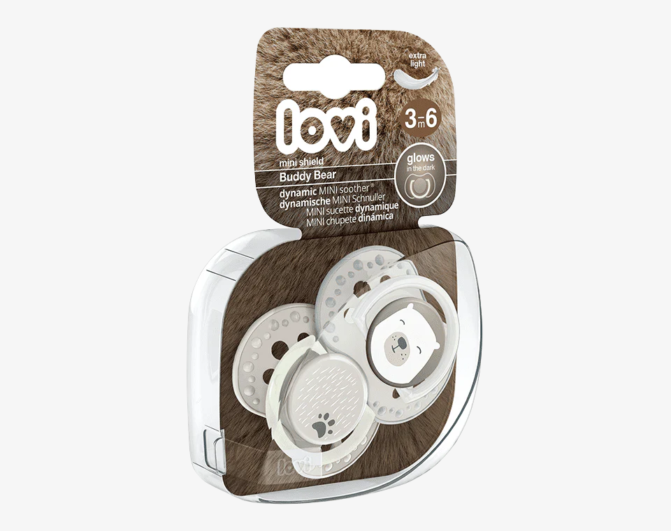 זוג מוצצי סיליקון מהדורת חברי הדוב 3-6 לאבי Lovi