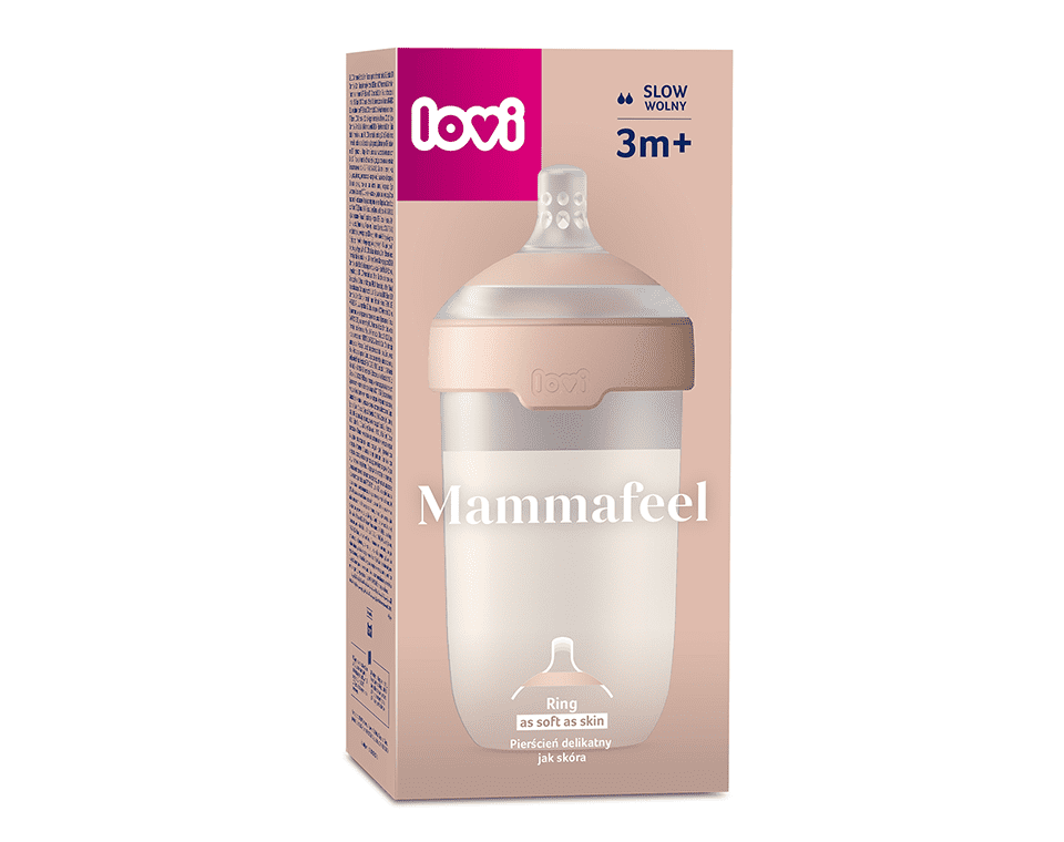 לאבי Lovi סדרת Mamafeel בקבוק 250 מ"ל זרימה איטית 3+