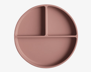 צלחת סיליקון מחולקת Cloudy Mauve