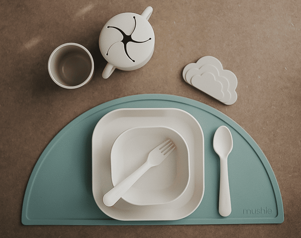 זוג צלחות מרובעות Ivory