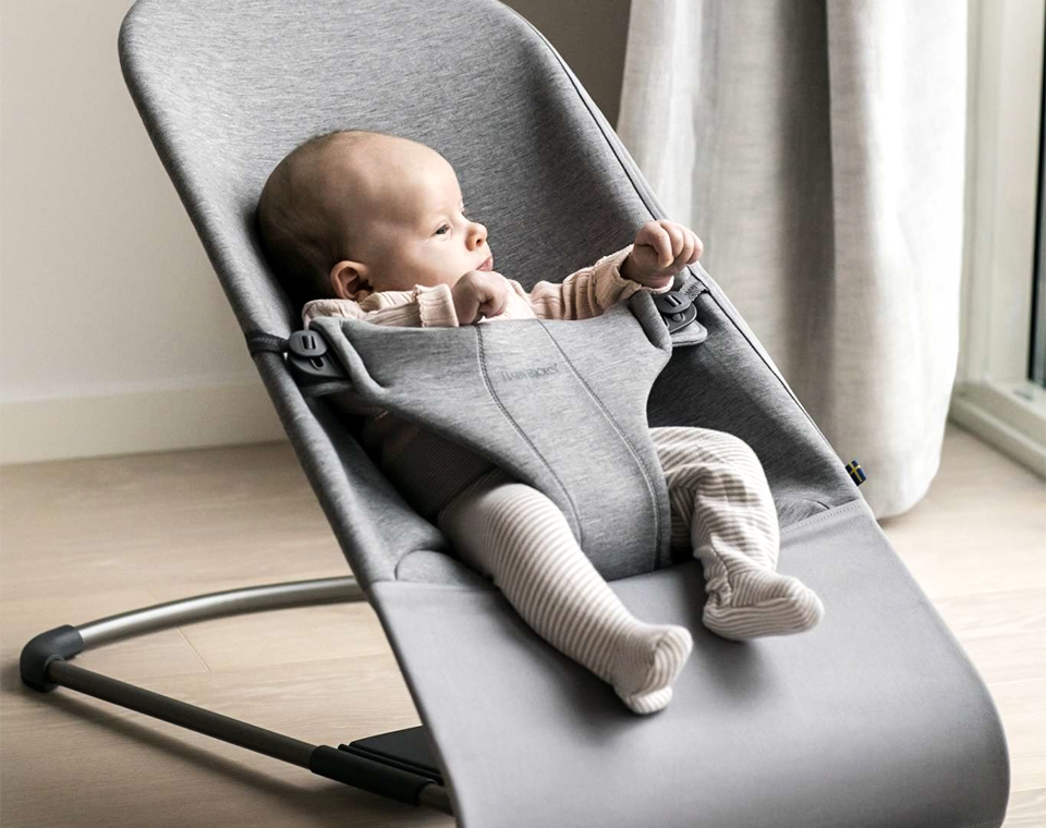 טרמפולינה Bliss ג'רסי אפור בהיר