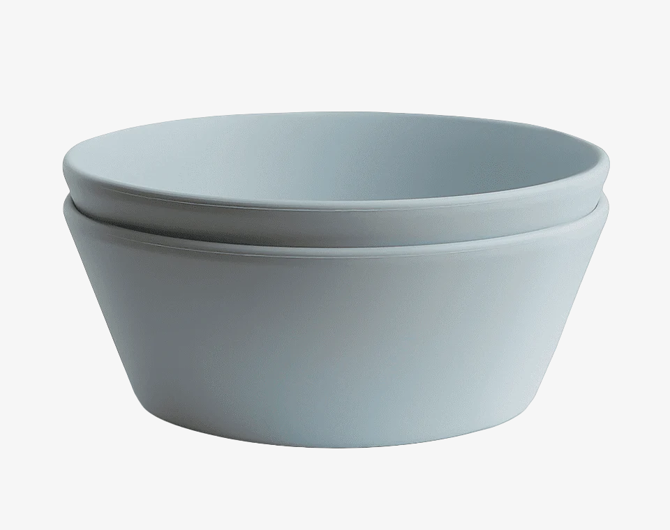 זוג קערות עגולות Powder Blue