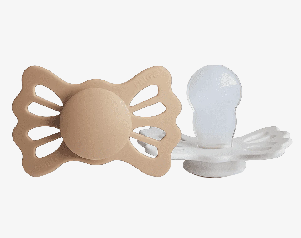 זוג מוצצים LUCKY- Silky Satin/Cream- size 2