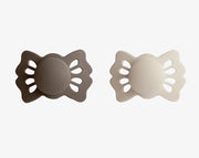 זוג מוצצים LUCKY- Portobello/Cream