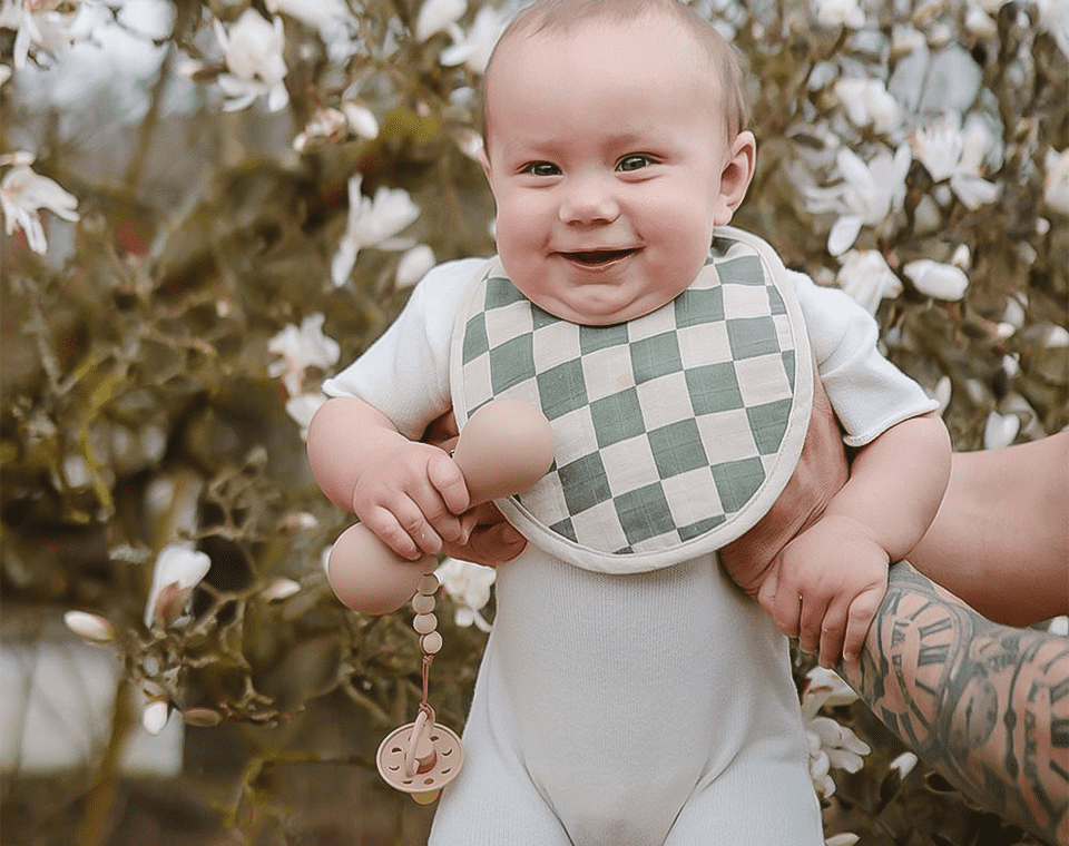 זוג סינרים Olive Check/Natural Check