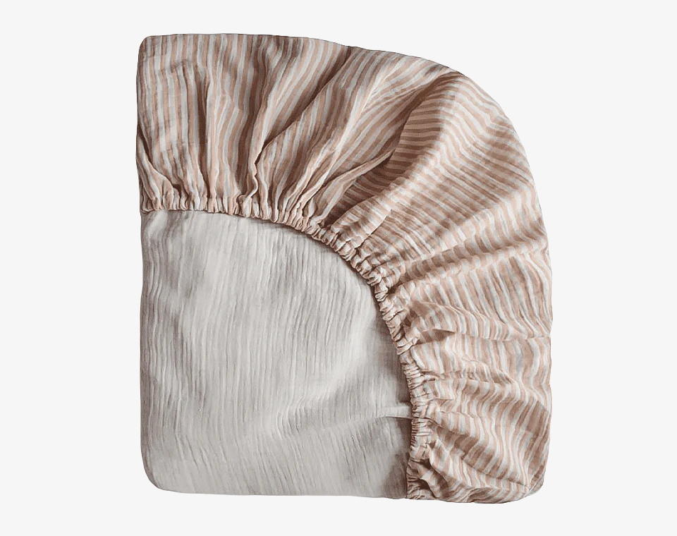 סדין מיטה Natural Stripe