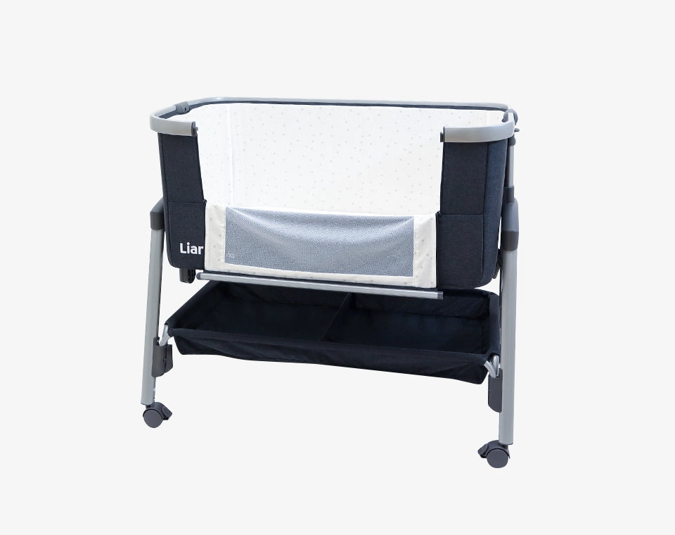 עריסה נצמדת ליאן- אפור