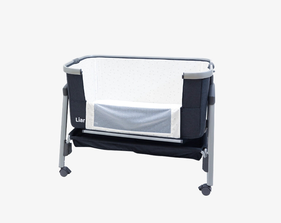 עריסה נצמדת ליאן- אפור