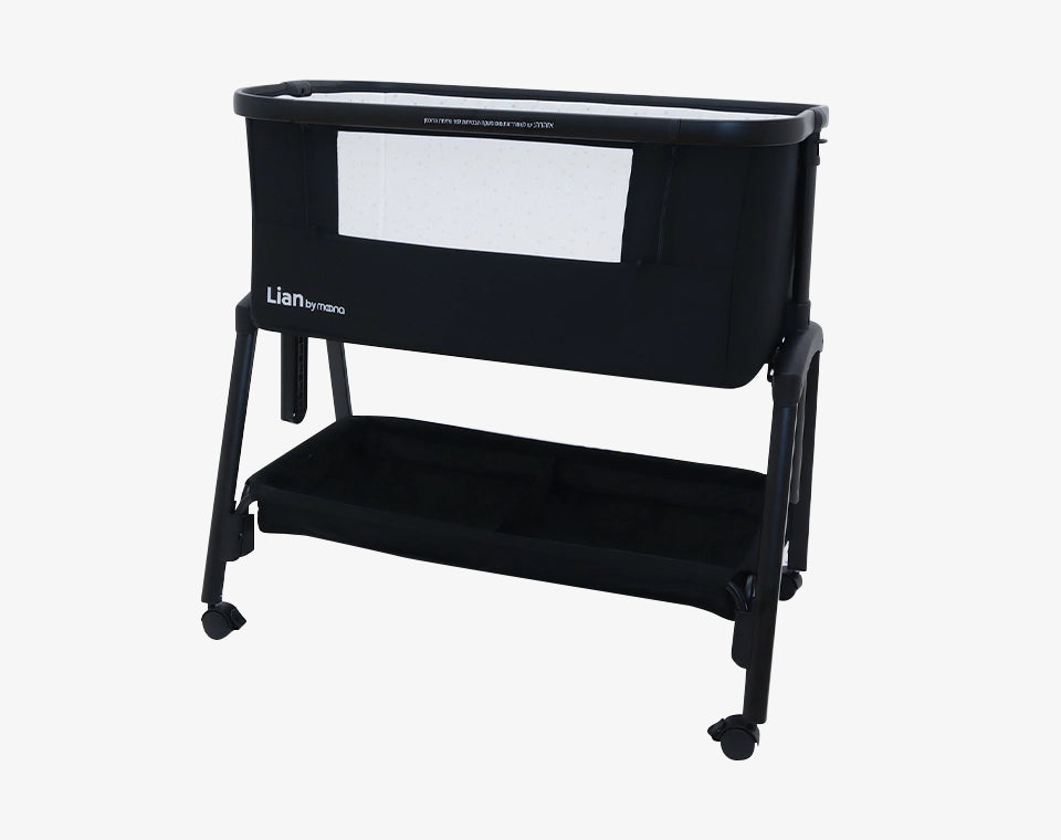 עריסה נצמדת ליאן- שחור