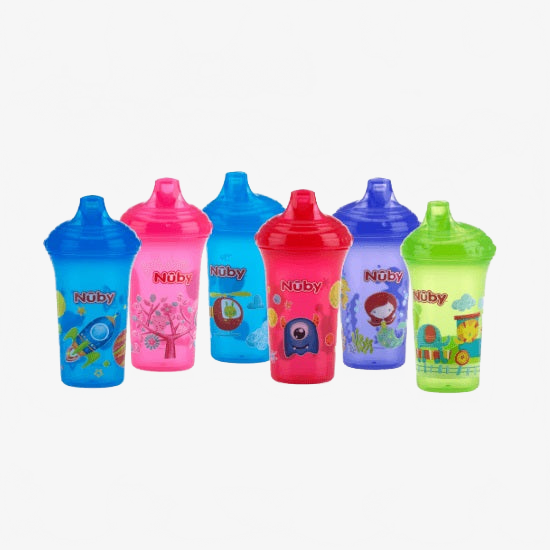 כוס אימון מצוירת ללא נזילות