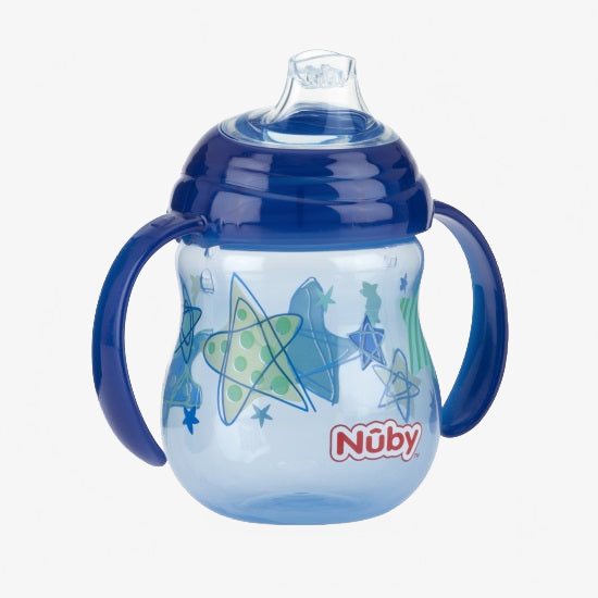 כוס מסדרת המעצבים עם ידית ופיה רכה